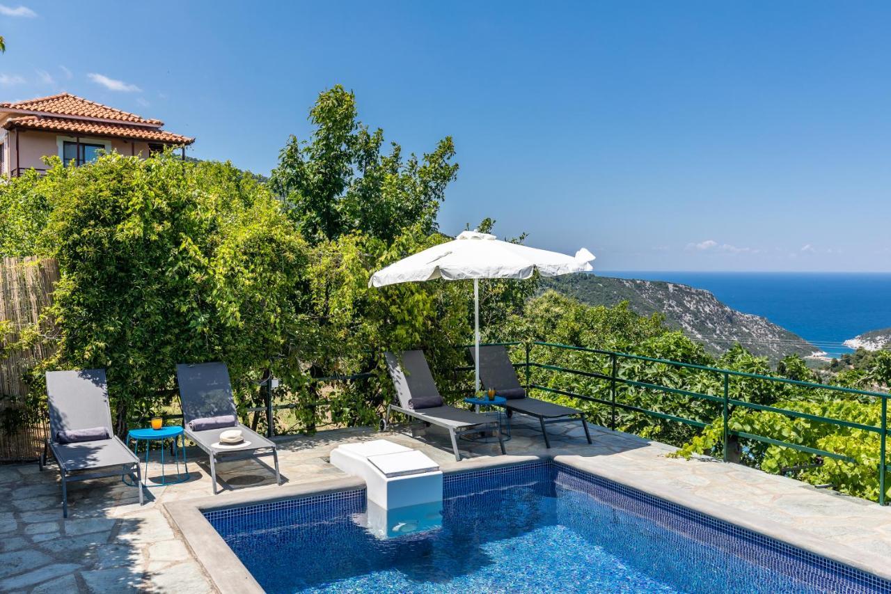 Villa Margini, Aegean Views , Pool Villa, Skopelos Dış mekan fotoğraf